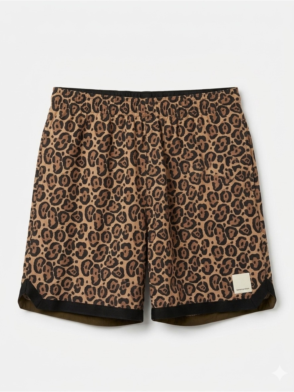 NWT Emporio Armani Reversible Leopard Print Bermuda Shorts Size 50 (US 34/Large)